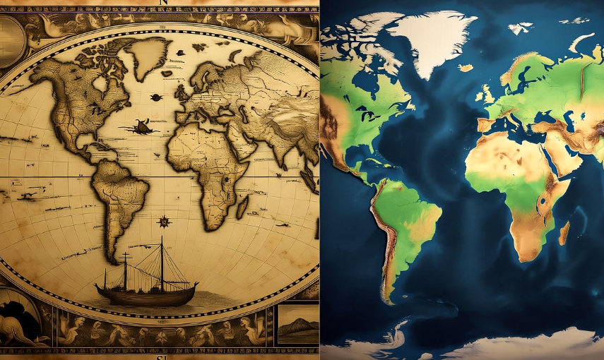 The Evolution of World Maps Over Time